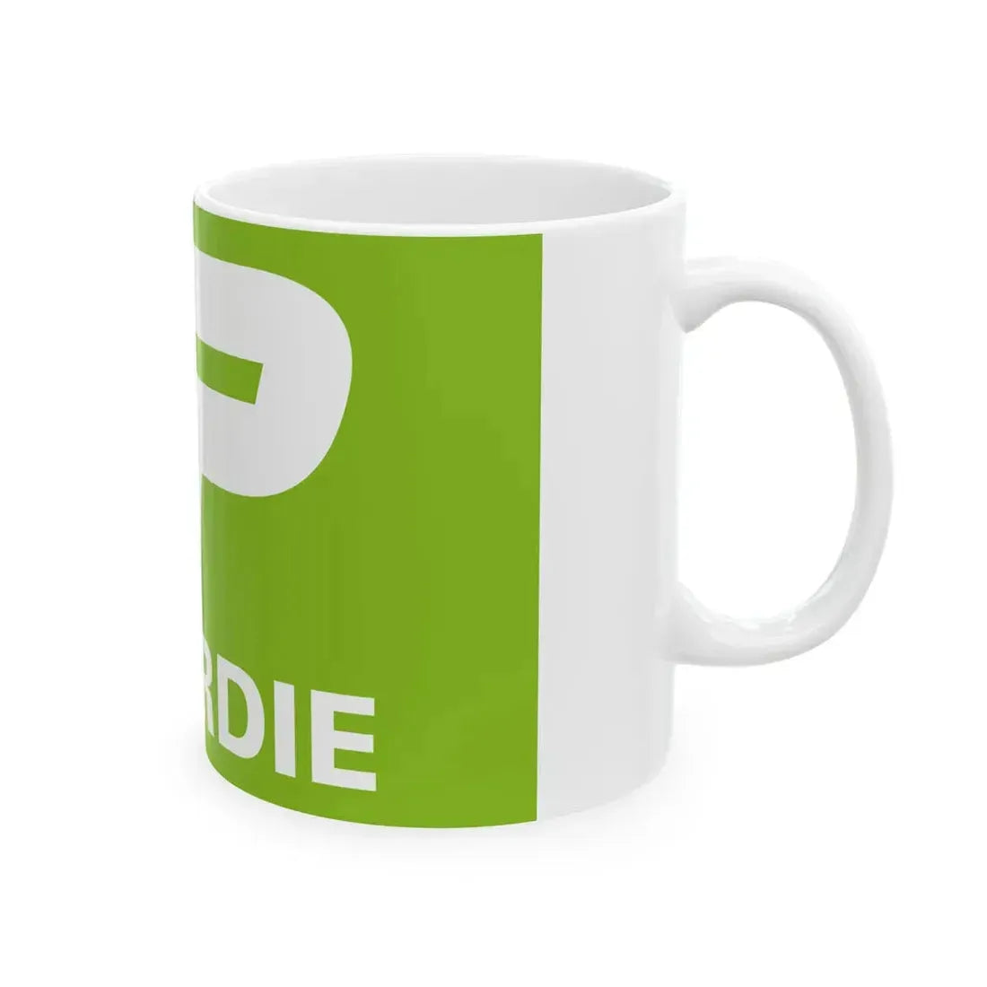 Flag of the former Region of Picardie (Belgium) White Coffee Mug - Go Mug Yourself