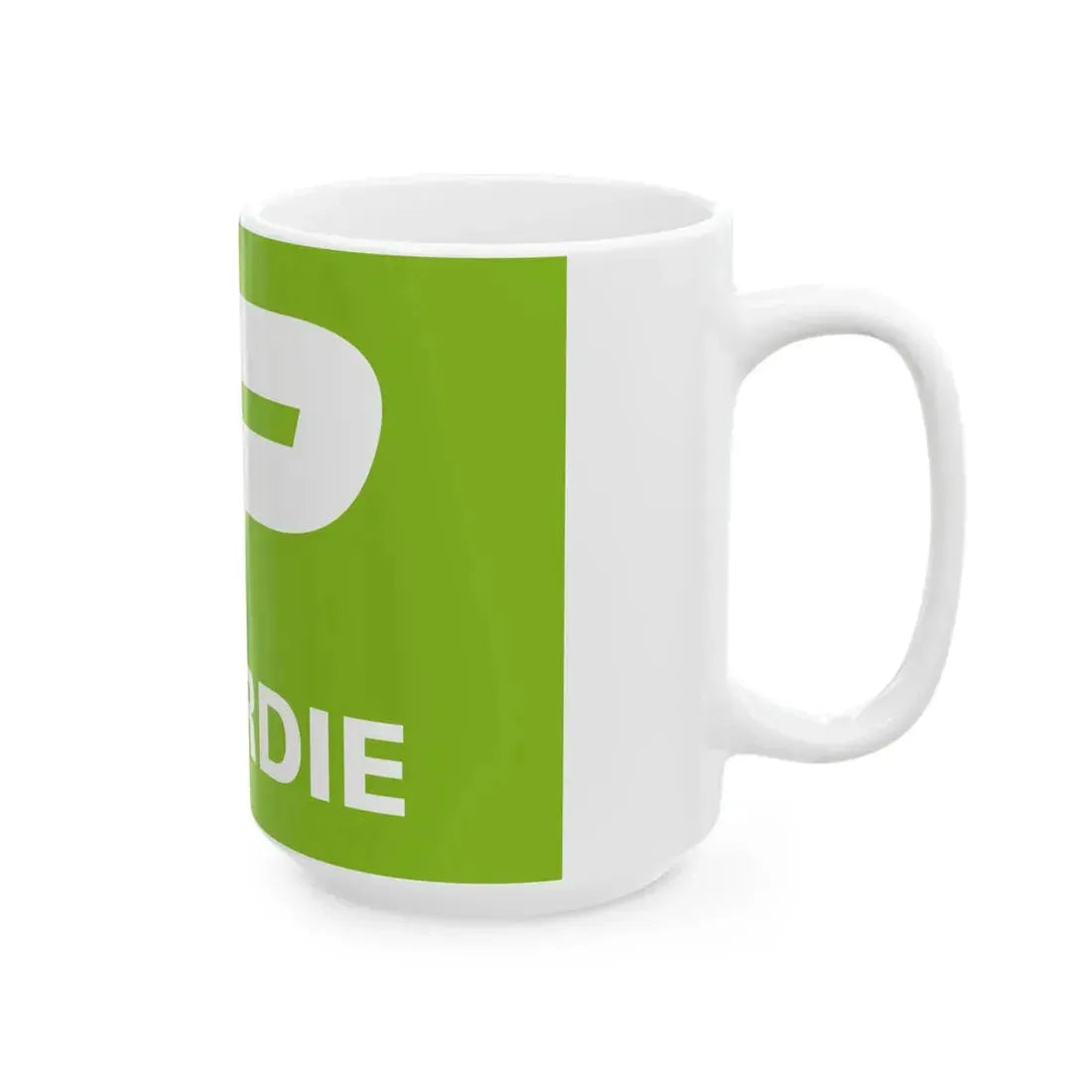 Flag of the former Region of Picardie (Belgium) White Coffee Mug - Go Mug Yourself