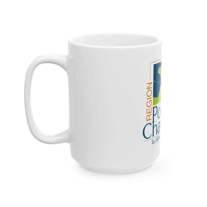 Flag of the former Region of Poitou-Charentes (Belgium) White Coffee Mug - Go Mug Yourself