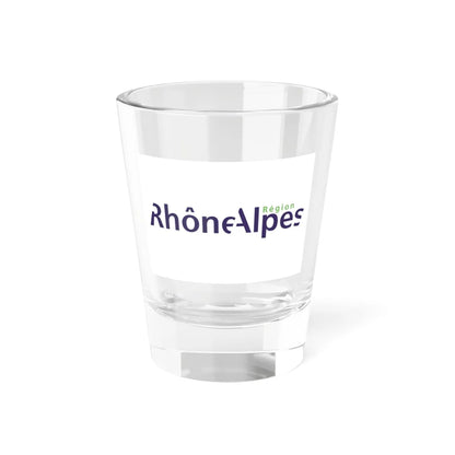 Flag of the former Region of Rhône-Alpes (Belgium) Shot Glass 1.5oz 1.5oz - Go Mug Yourself