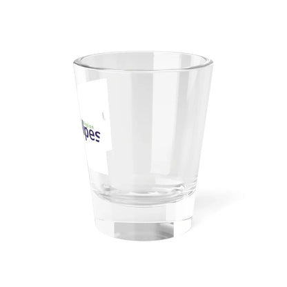 Flag of the former Region of Rhône-Alpes (Belgium) Shot Glass 1.5oz - Go Mug Yourself