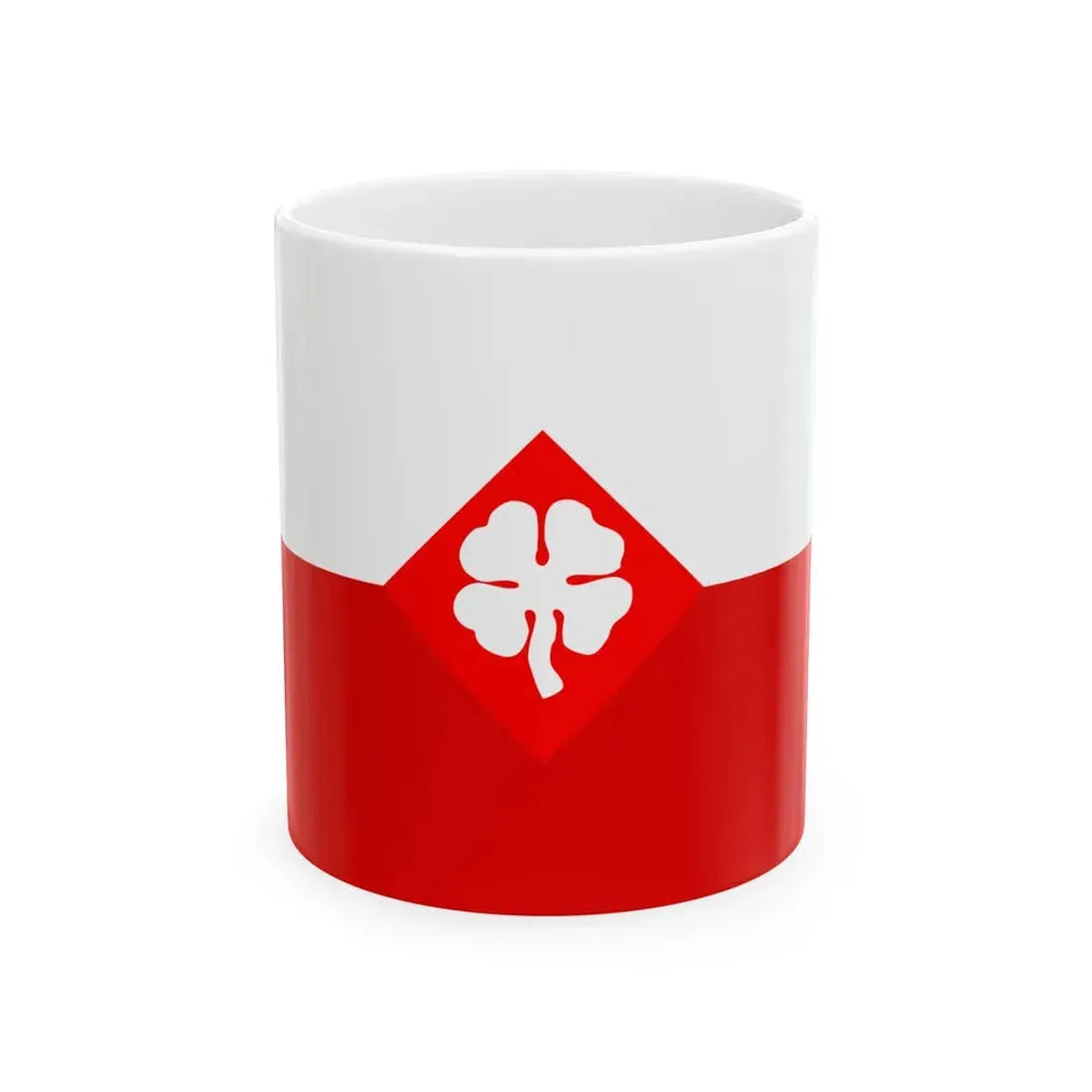 Flag of the Fourth United States Army (United States) White Coffee Mug 11oz - Go Mug Yourself