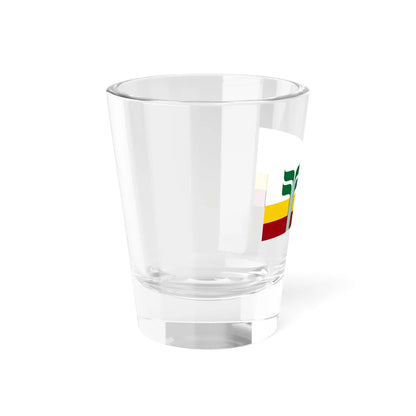 Flag of the Franco-Manitobains (Canada) Shot Glass 1.5oz - Go Mug Yourself