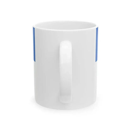 Flag of the Franco-Nunavois (Canada) White Coffee Mug - Go Mug Yourself