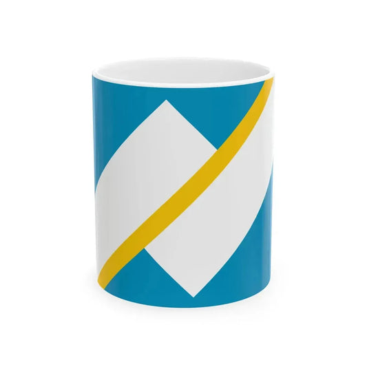 Flag of the Franco-Yukonnais (Canada) White Coffee Mug 11oz - Go Mug Yourself
