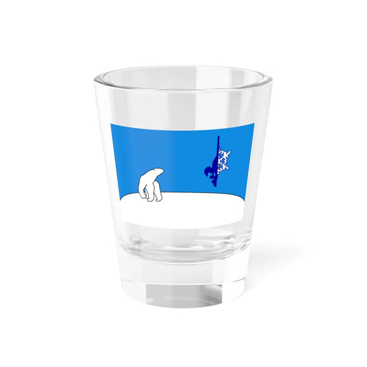 Flag of the FrancoTenois (Canada) Shot Glass 1.5oz 1.5oz - Go Mug Yourself