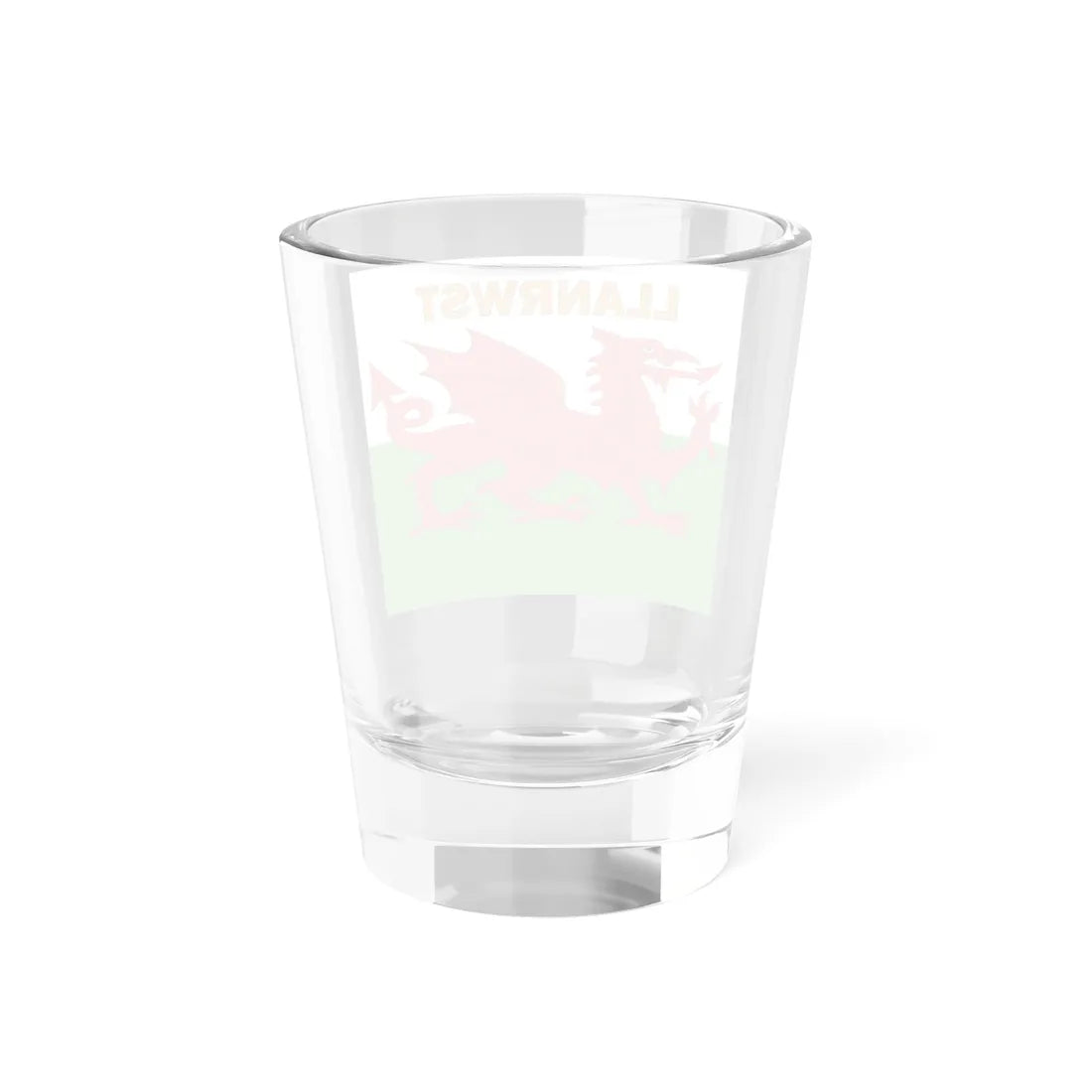 Flag of the Free Borough of Llanrwst (United Kingdom) Shot Glass 1.5oz - Go Mug Yourself