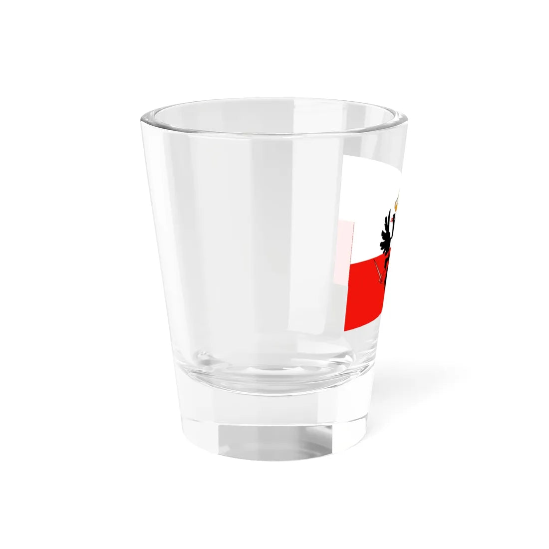 Flag of the Free City of Lübeck state c. 1670-1839 (Germany) Shot Glass 1.5oz - Go Mug Yourself