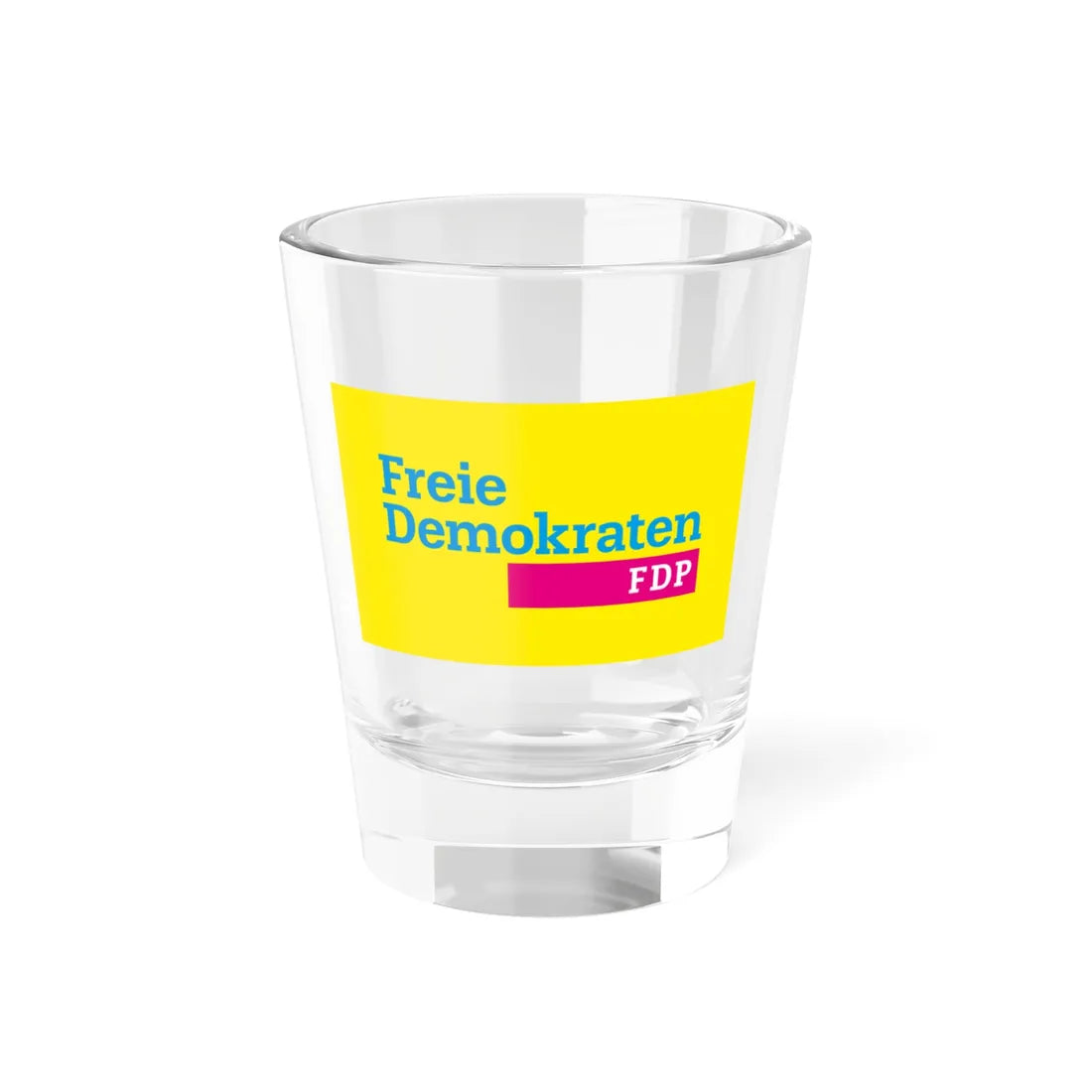 Flag of the Free Democratic Party of Germany main variant (Germany) Shot Glass 1.5oz 1.5oz - Go Mug Yourself