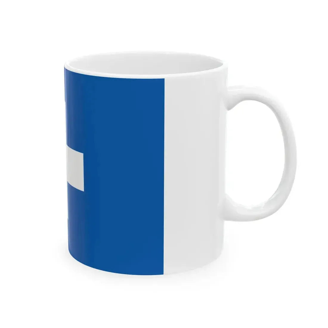 Flag of the Free State of Ikaria (Greece) White Coffee Mug - Go Mug Yourself