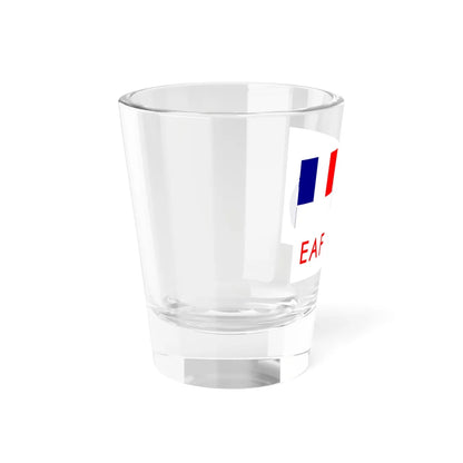 Flag of the French East Asian Company 1902-1920s (Belgium) Shot Glass 1.5oz - Go Mug Yourself
