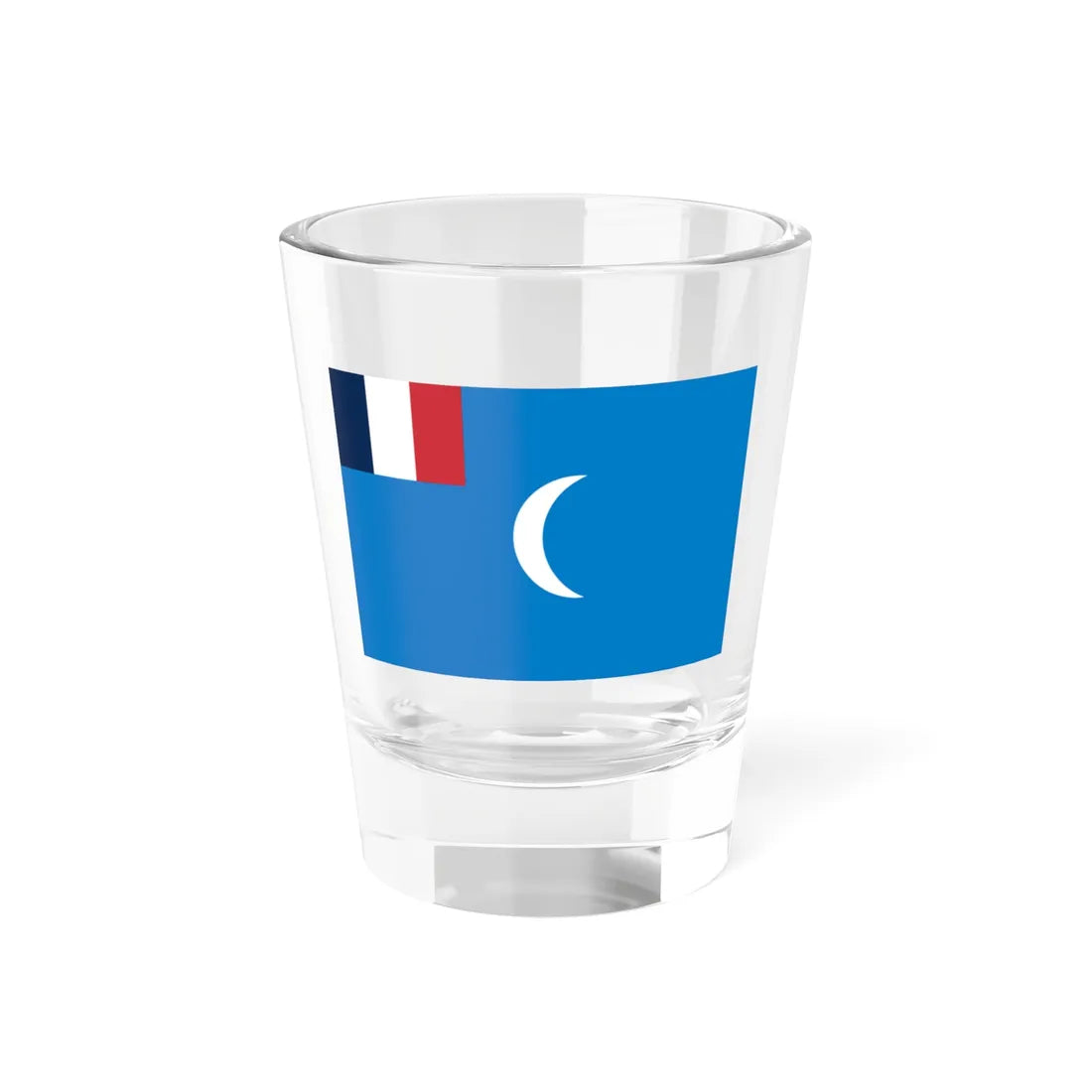 Flag of the French Mandate of Syria 1920 (Belgium) Shot Glass 1.5oz 1.5oz - Go Mug Yourself