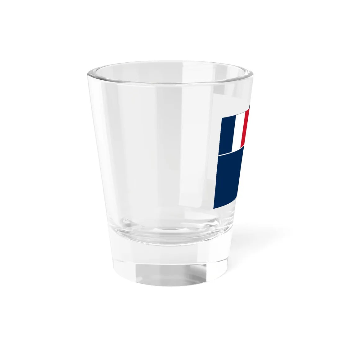 Flag of the French Southern and Antarctic Lands 2020 (France) Shot Glass 1.5oz - Go Mug Yourself