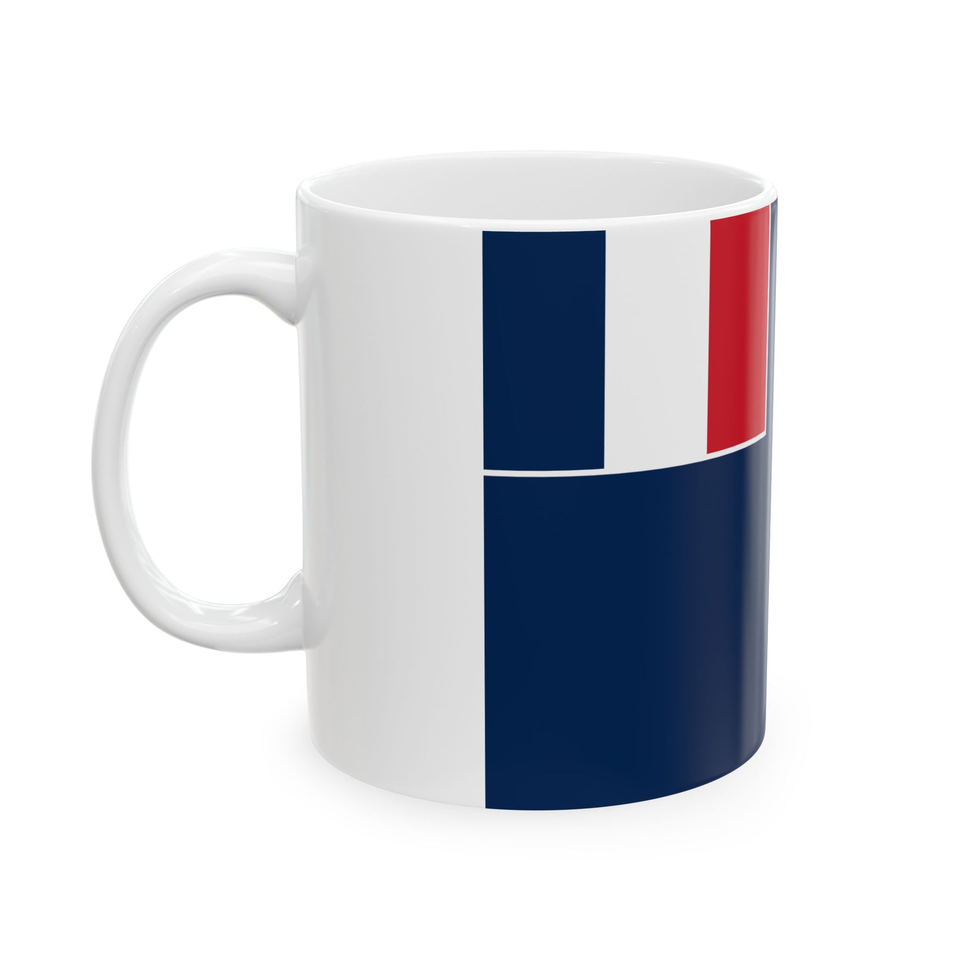 Flag of the French Southern and Antarctic Lands 2020 (France) White Coffee Mug-Go Mug Yourself
