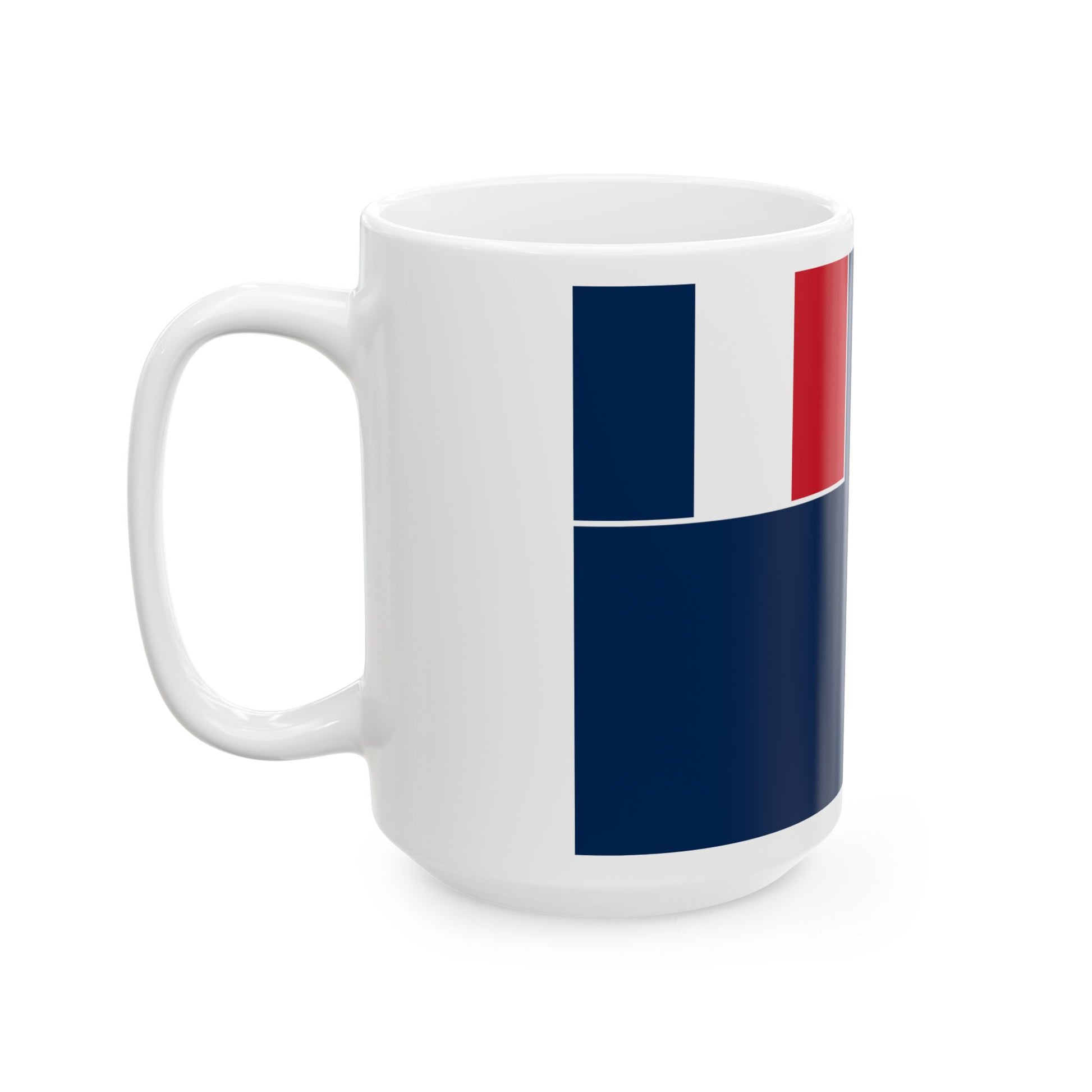 Flag of the French Southern and Antarctic Lands 2020 (France) White Coffee Mug-Go Mug Yourself