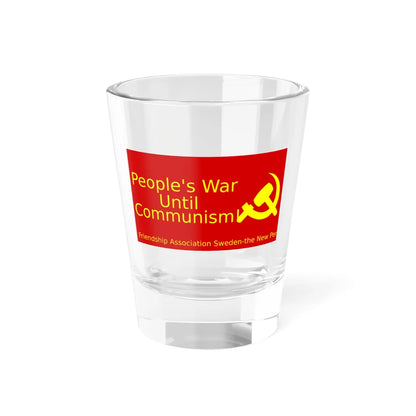 Flag of the Friendship Association Sweden - the New Peru (Sweden) Shot Glass 1.5oz 1.5oz - Go Mug Yourself
