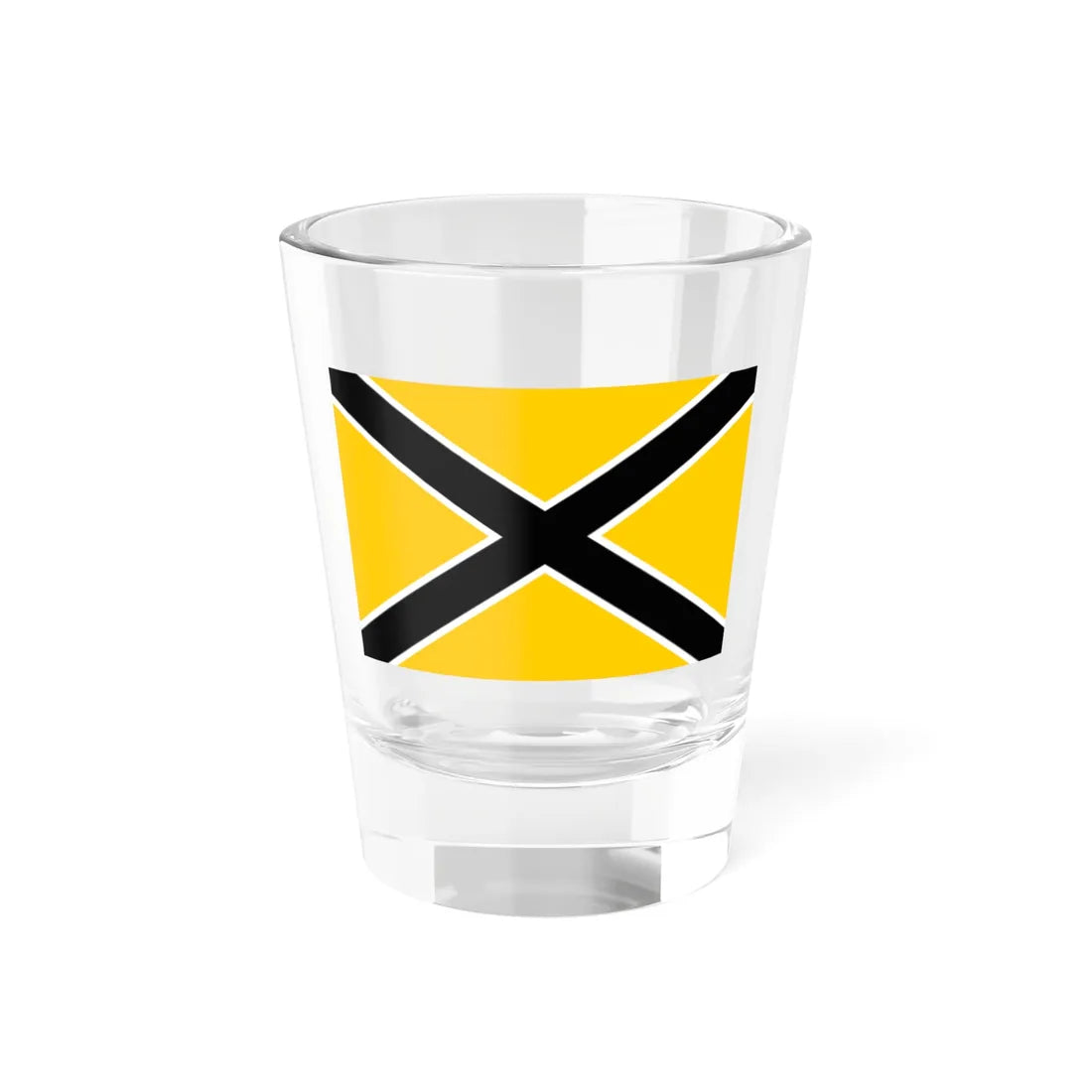 Flag of the Front of National Revolutionary Action alternative (Russia) Shot Glass 1.5oz 1.5oz - Go Mug Yourself