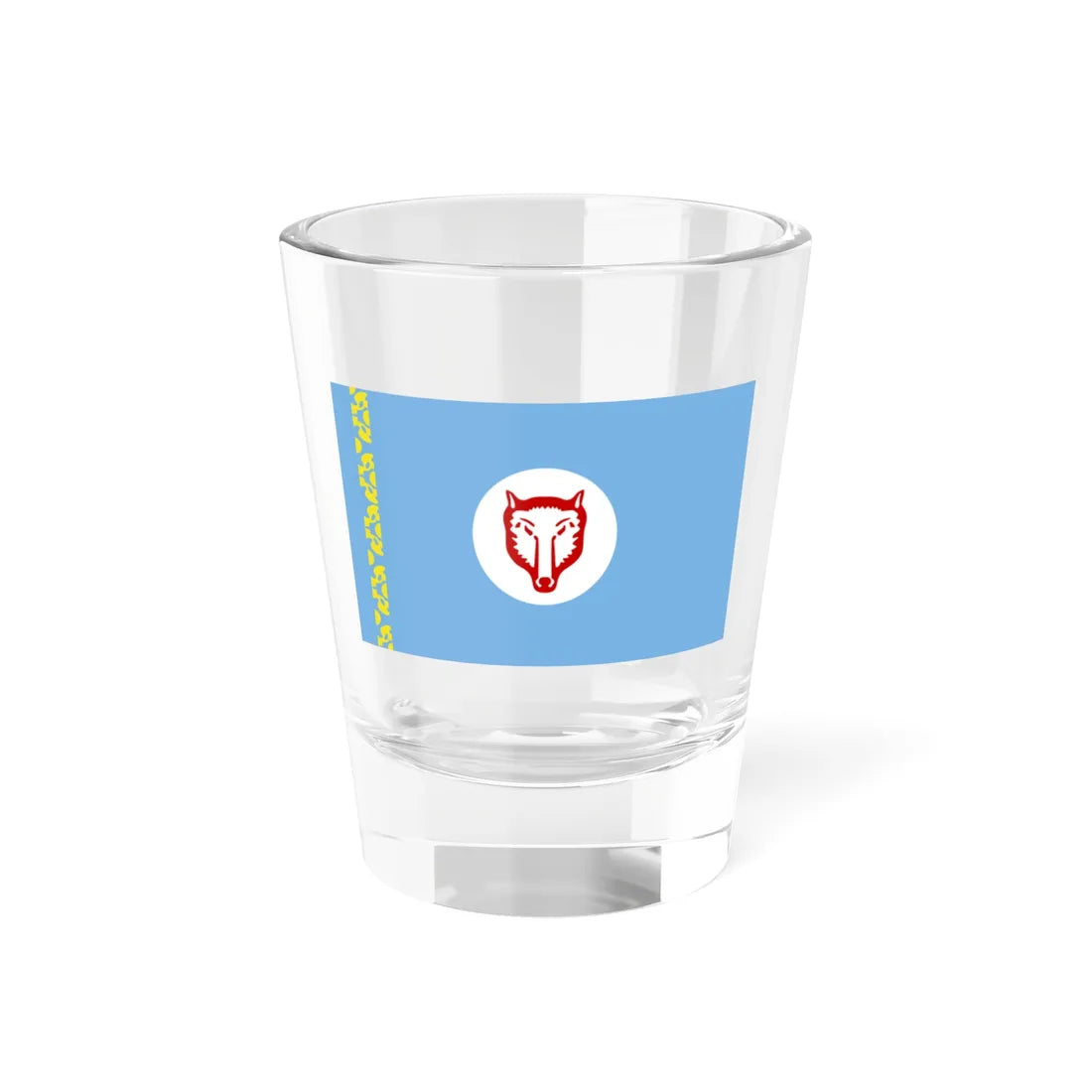 Flag of the Gagauz people (Moldova) Shot Glass 1.5oz 1.5oz - Go Mug Yourself