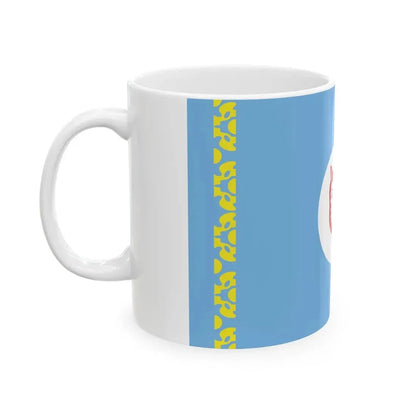 Flag of the Gagauz people (Moldova) White Coffee Mug - Go Mug Yourself