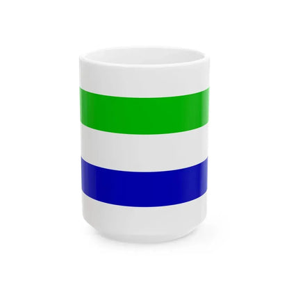 Flag of the Galapagos Islands (Ecuador) White Coffee Mug 15oz - Go Mug Yourself