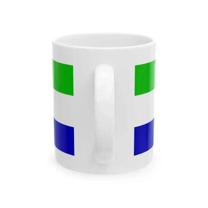 Flag of the Galapagos Islands (Ecuador) White Coffee Mug - Go Mug Yourself