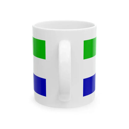Flag of the Galapagos Islands (Ecuador) White Coffee Mug - Go Mug Yourself