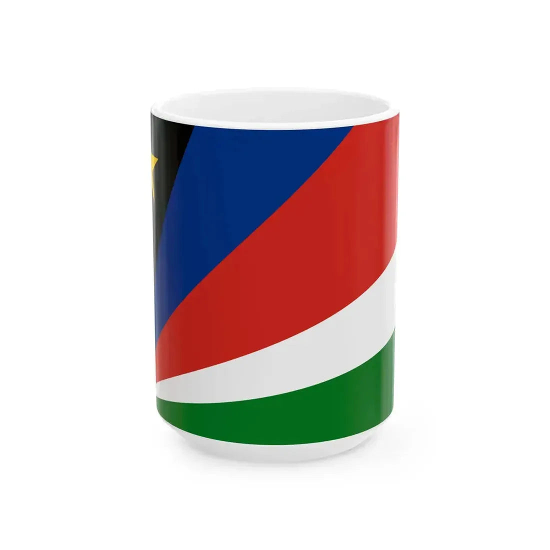 Flag of the Gambela Liberation Army (Ethiopia) White Coffee Mug 15oz - Go Mug Yourself