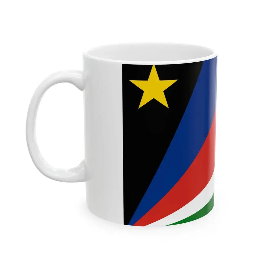 Flag of the Gambela Liberation Army (Ethiopia) White Coffee Mug - Go Mug Yourself
