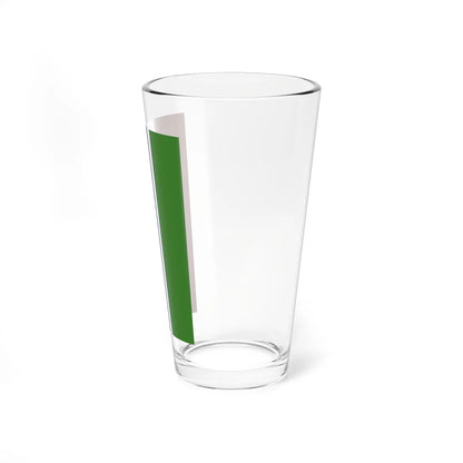 Flag of the Gambia vertical (Gambia) Pint Glass 16oz - Go Mug Yourself