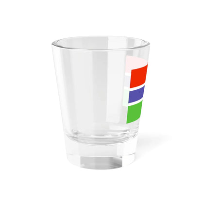 Flag of The Gambia WFB 2000 (Gambia) Shot Glass 1.5oz - Go Mug Yourself