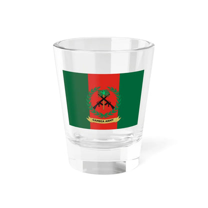 Flag of the Gambian Army (Gambia) Shot Glass 1.5oz 1.5oz - Go Mug Yourself