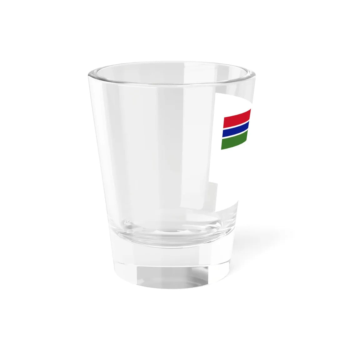 Flag of the Gambian Navy (Gambia) Shot Glass 1.5oz - Go Mug Yourself