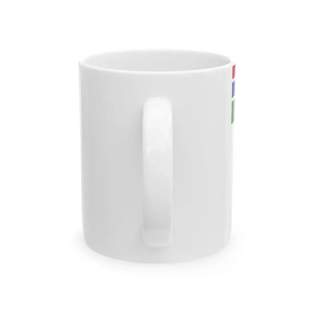 Flag of the Gambian Navy (Gambia) White Coffee Mug - Go Mug Yourself