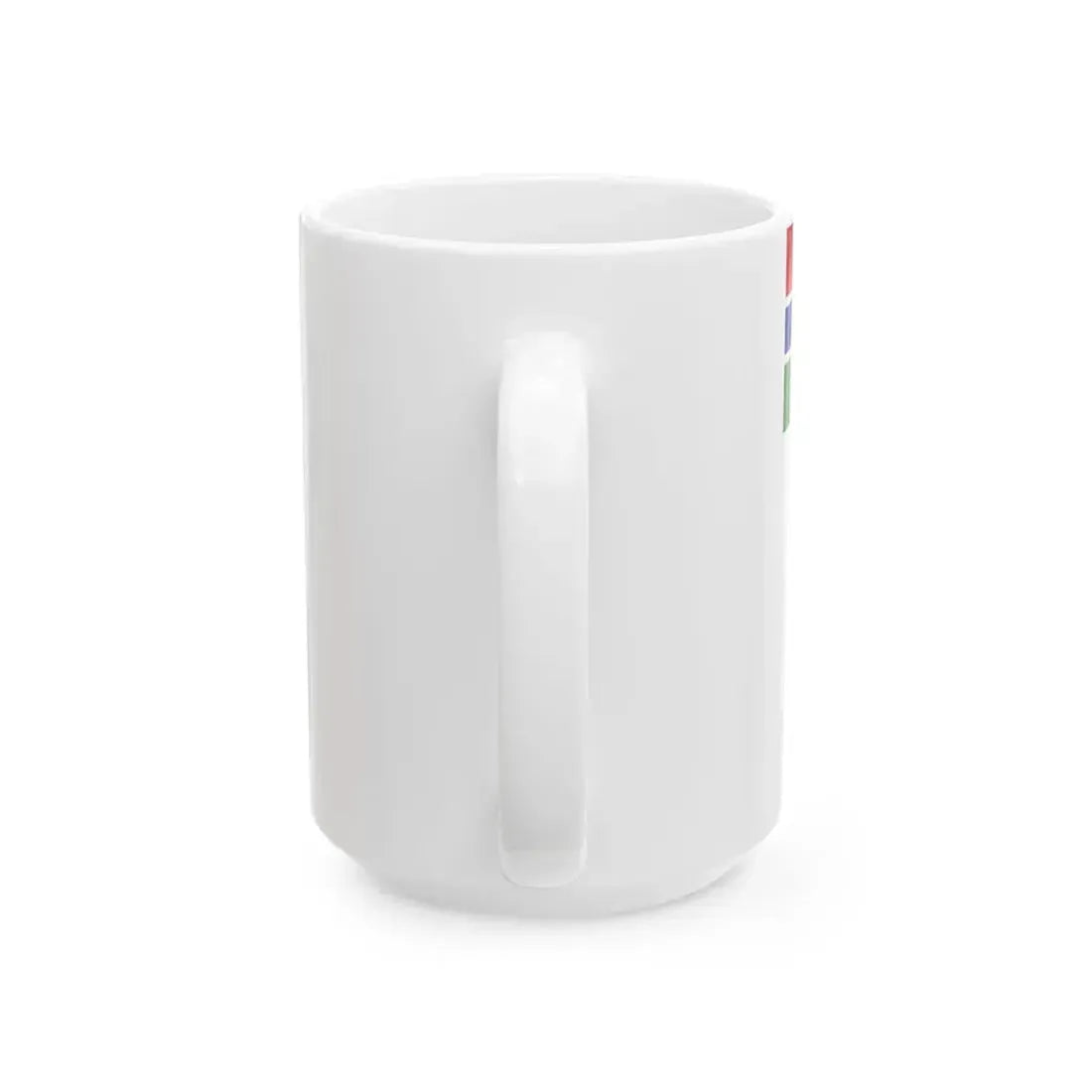Flag of the Gambian Navy (Gambia) White Coffee Mug - Go Mug Yourself