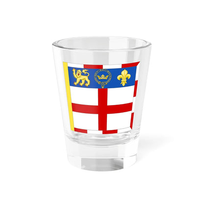 Flag of the Garter Principal King of Arms (United Kingdom) Shot Glass 1.5oz 1.5oz - Go Mug Yourself