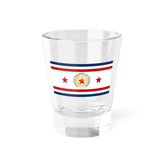 Flag of the General Assembly of Tennessee (United States) Shot Glass 1.5oz 1.5oz - Go Mug Yourself
