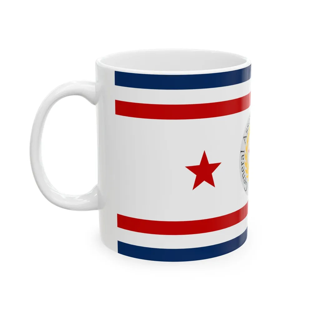 Flag of the General Assembly of Tennessee (United States) White Coffee Mug - Go Mug Yourself