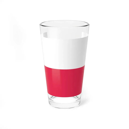 Flag of the General Confederation of the Kingdom of Poland (Poland) Pint Glass 16oz 16oz - Go Mug Yourself