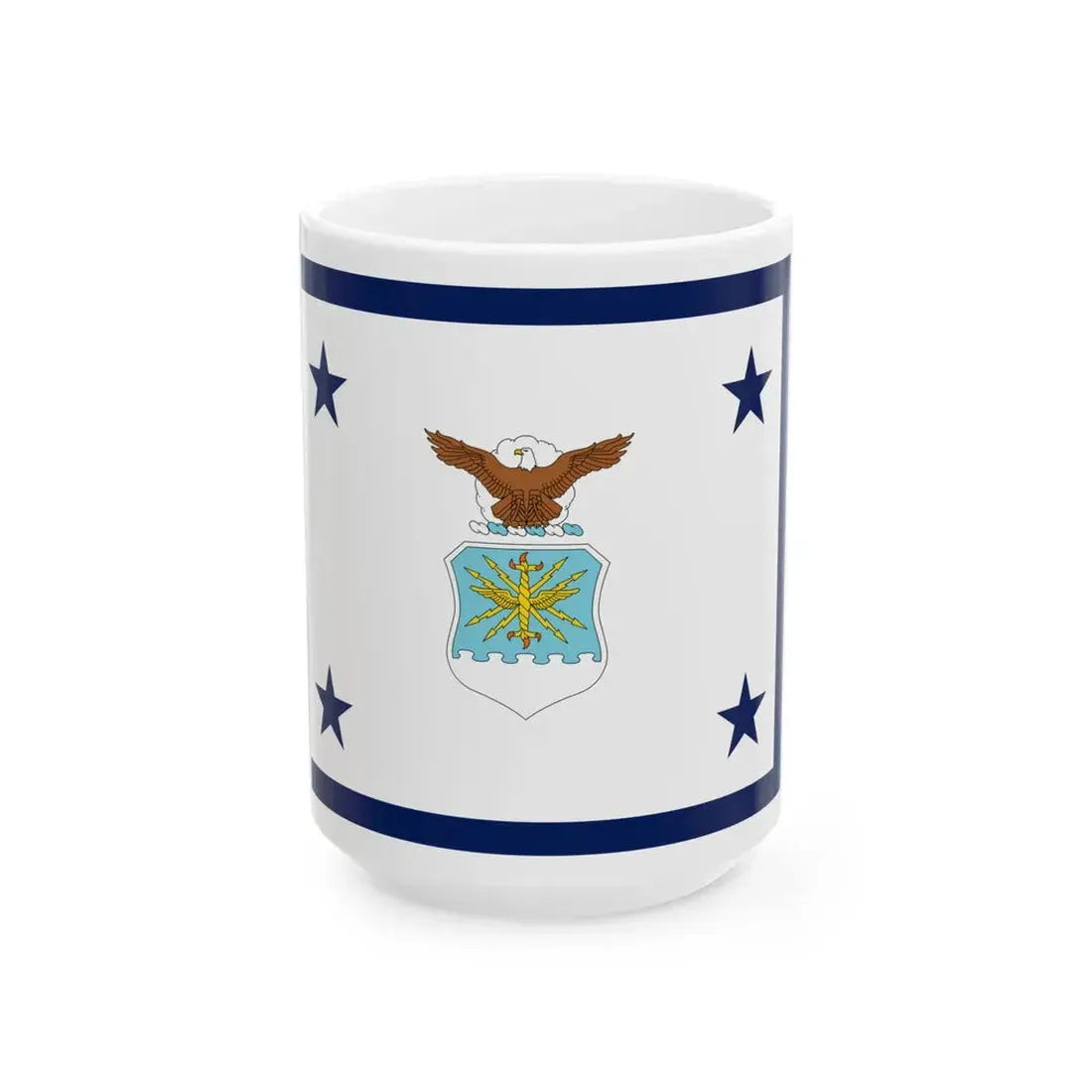 Flag of the General Counsel and Assistant Secretaries of the Air Force (United States) White Coffee Mug 15oz - Go Mug Yourself