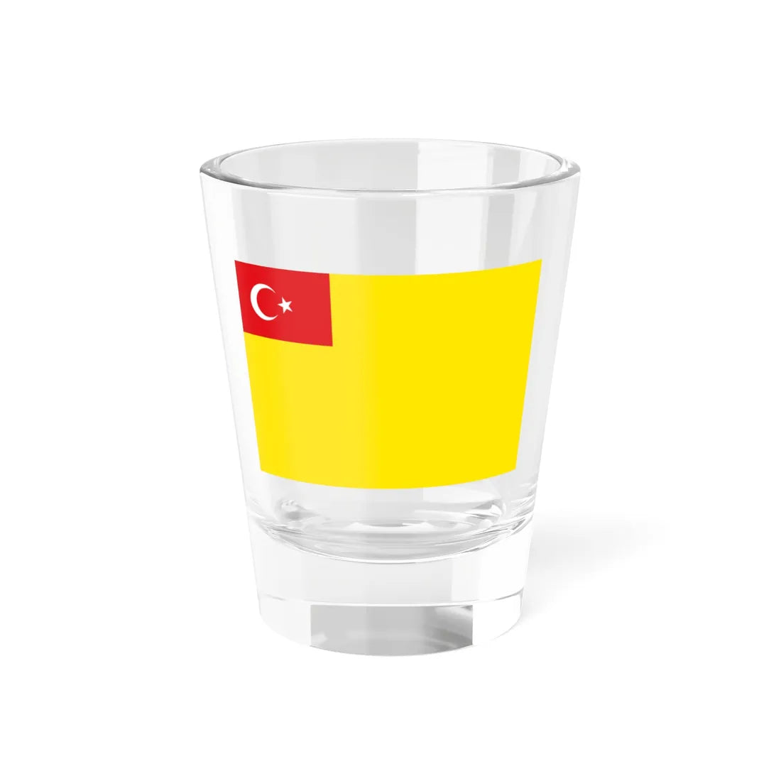 Flag of the General Directorate of Health for Borders and Coasts of Turkey (Turkey) Shot Glass 1.5oz 1.5oz - Go Mug Yourself