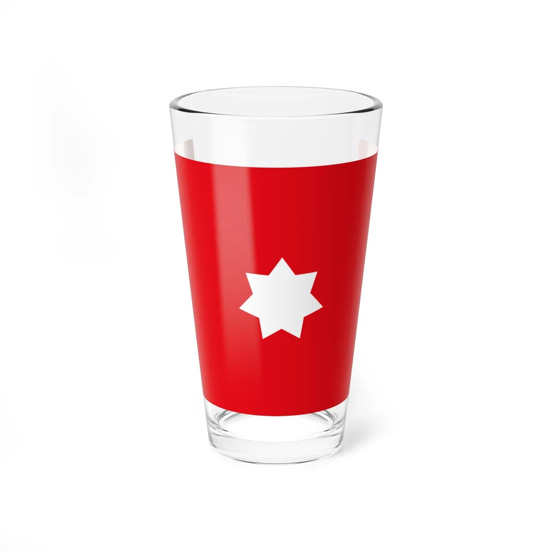 Flag of the General Inspector of the Army Kingdom of Iraq (Iraq) Pint Glass 16oz 16oz - Go Mug Yourself
