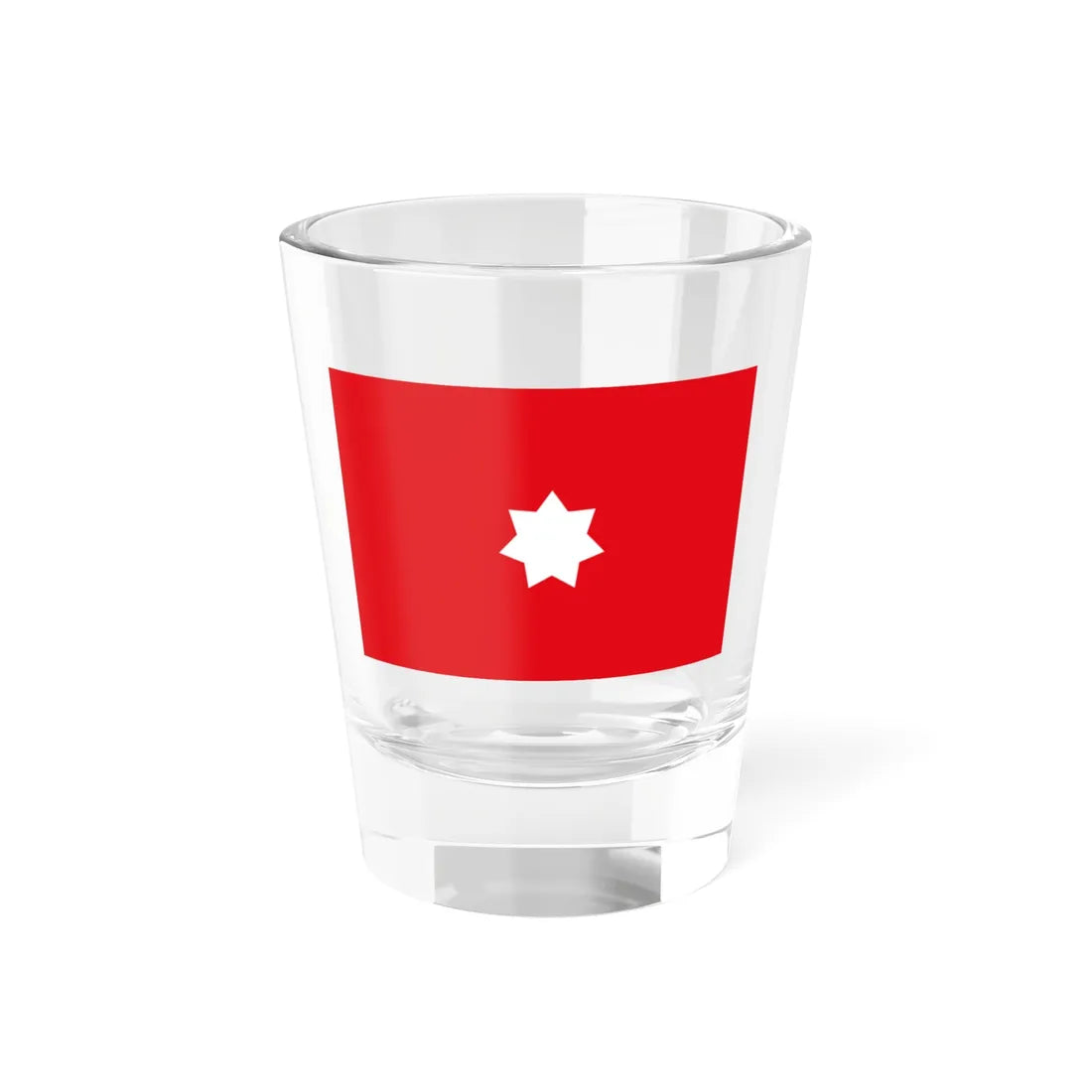 Flag of the General Inspector of the Army Kingdom of Iraq (Iraq) Shot Glass 1.5oz 1.5oz - Go Mug Yourself