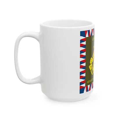 Flag of the General Staff Czech Republic (Czech Republic) White Coffee Mug - Go Mug Yourself