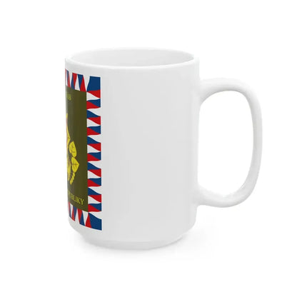 Flag of the General Staff Czech Republic (Czech Republic) White Coffee Mug - Go Mug Yourself