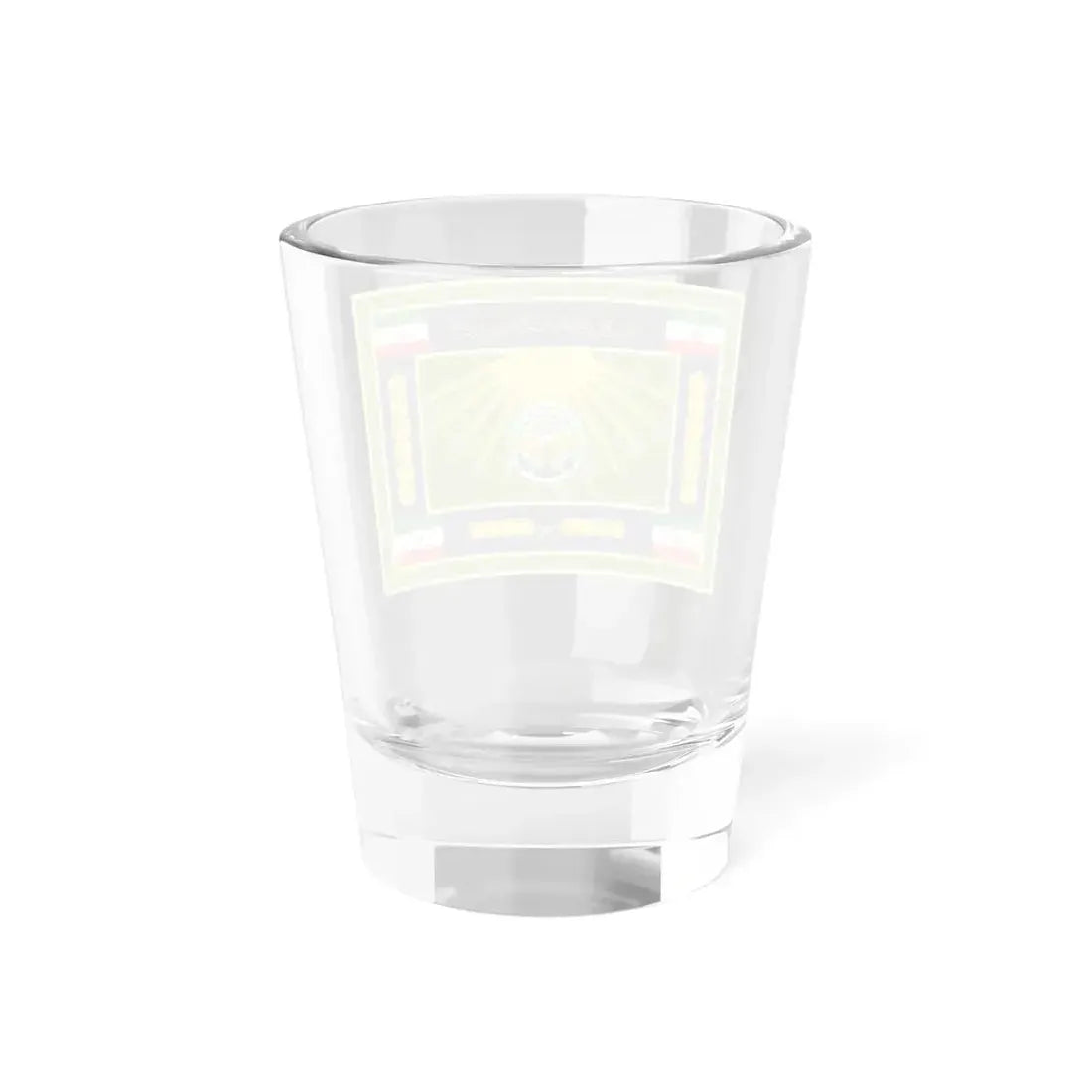 Flag of the General Staff of the Armed Forces of the Islamic Republic of Iran (Iran) Shot Glass 1.5oz - Go Mug Yourself