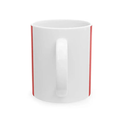 Flag of the General Staff of the Mongolian Armed Forces (Mongolia) White Coffee Mug - Go Mug Yourself