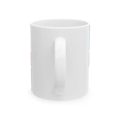 Flag of the Georgian Air Force 2004-2010 (Georgia) White Coffee Mug - Go Mug Yourself