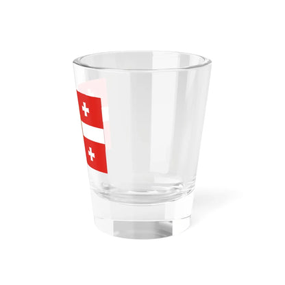 Flag of the Georgian Armed Forces (Georgia) Shot Glass 1.5oz - Go Mug Yourself