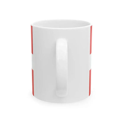 Flag of the Georgian Armed Forces (Georgia) White Coffee Mug - Go Mug Yourself