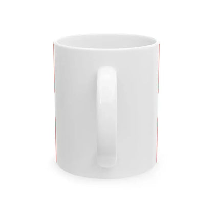 Flag of the Georgian Border Police (Georgia) White Coffee Mug - Go Mug Yourself